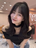 ボタン シブヤ(VOTAN SHIBUYA)&nbsp;韓国ヘア/ミディアムレイヤー/顔まわりカット