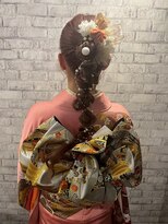 ミュー(m)&nbsp;成人式/ポニーテール/アレンジ