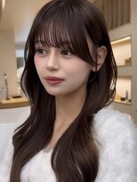 アビー(ABBEY3) 顔まわり顔周り前髪カットミディアムレイヤーロングレイヤー