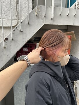 ピーシーズ(pieces) インナー桜色カラー