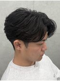 熊本フェザーパーマ シャドウパーマ 刈り上げセンターパート