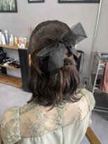 ウェイビー 桜木町店(WAVY) 【WAVY hair set】結婚式お呼ばれヘアセットハーフカチモリ