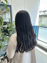ピークス 千葉店(Peaks) ラベンダーグレージュ/レイヤーカット/韓国巻き/顔周りカット