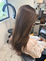 オーバルヘアー(OVAL hair) 透明感ナチュラルブラウン/艶髪/レイヤーカット