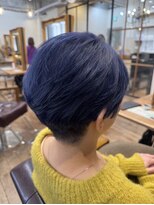 ゴーシェン 津田沼本店(Goshen)&nbsp;ブルーブラック　ハンサムショート