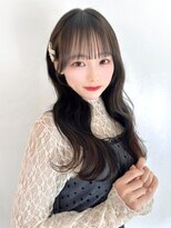 ロア 中目黒(loa)&nbsp;レイヤーカット/顔周りカット/ぱっつん前髪/小顔カット