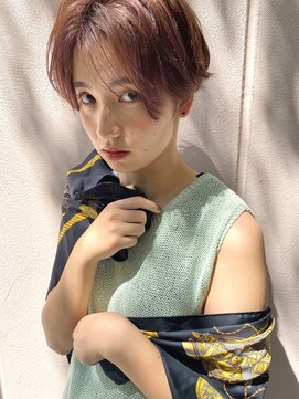 キートス(Kiitos) 【#ヴィーガンカラー】センターパートハンサムショート