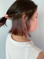 オーストヘアー リュウール(Aust hair Lueur) インナーカラー☆グラデーションピンクグレージュ　K