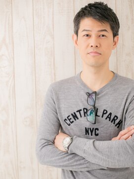 グルーミングサロン バーバー キャッスル 北浦和西口(Grooming salon Barber Castle) モノトーングレージュの大人バーバースタイルM