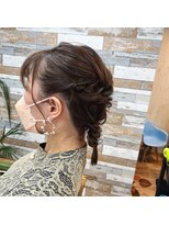 ハウオリ ヘアーワークス(Hauoli hair works)&nbsp;お呼ばれ編みおろしスタイル