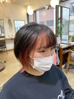 ギフト ヘアー サロン(gift hair salon)&nbsp;ウルフ×フレーミングカラー