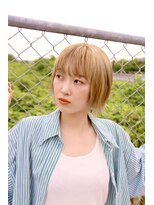 スリーアン(THREE ann.)&nbsp;20代30代/大人かわいい/小顔ひし形/ウルフ/ナチュラルボブ