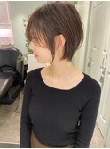 【Lond robin】 髪質改善外ハネボブ韓国ストレートm