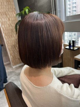 テラスヘア センダイ(TERRACE hair SENDAI) 【艶髪ボブ】イノアカラー使用