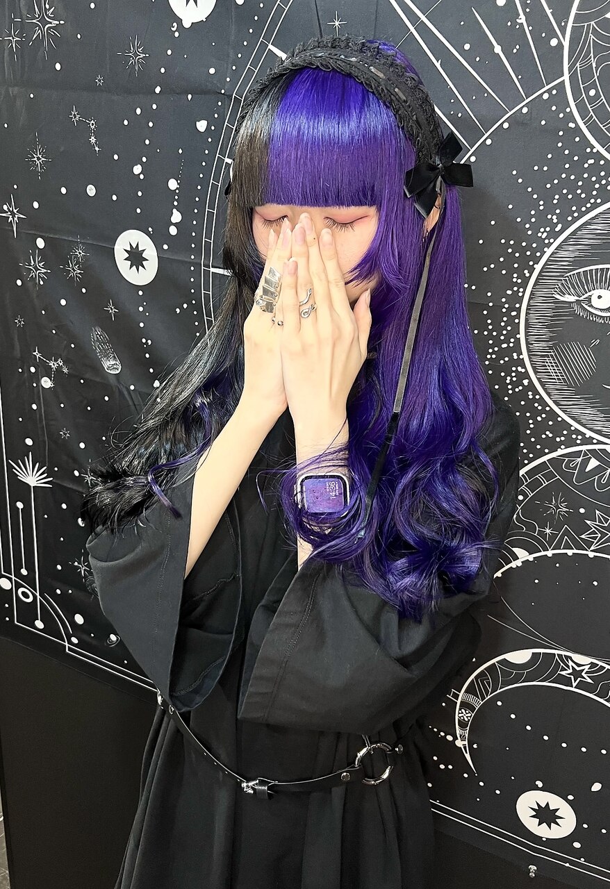 ツートーンゴシックパープル ロング：L181954710｜エルシャドール(EL