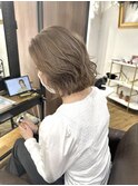 大人可愛いチョコレートモードプリカール外ハネボブ