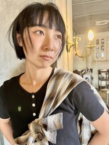 髪質改善と縮毛矯正の専門店 サンティエ(scintiller)&nbsp;大人綺麗な小顔襟足スッキリショートボブ　30代40代50代