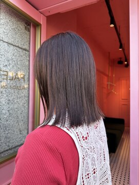 パレット(PALETTE) ロブ　透明感カラー　ベージュカラー　イルミナカラー　髪質改善