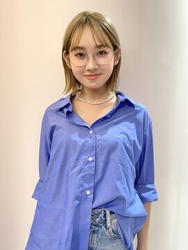 マイル 渋谷(mile) ボブ×アッシュベージュ