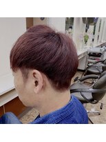 ヘアアートヒサ(HAIR ART hisa)&nbsp;ピンクレッド×マッシュレイヤー