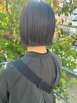 ツイギー 宮西店(TWiGGY)&nbsp;ミニボブにオリーブベージュ