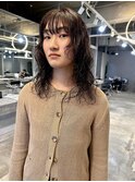 ウルフパーマ×ラベンダーブラウン 【鎌田 隆雅】