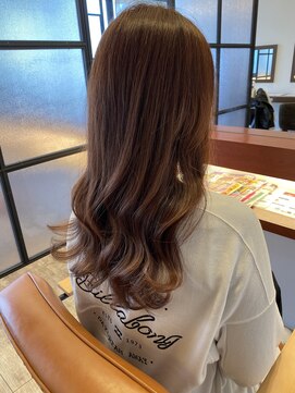 マーリャヘアー(mallia hair) レイヤースタイルレイヤーカットロングレイヤー小顔スタイル