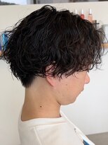 クラップス オル 金沢八景(CLAPS Ore)&nbsp;センターパートツイストスパイラルパーマ刈り上げメンズパーマ