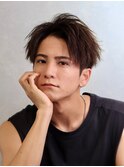 パートアップバング メンズショート