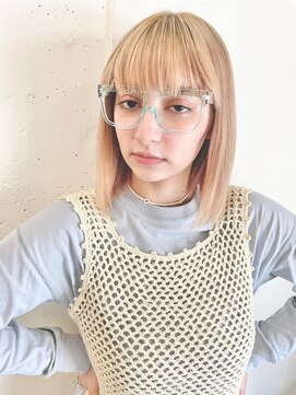 ヴァージ(Verge) レイヤーカット/ウェーブパーマ/前髪/こなれミディ[代官山駅]