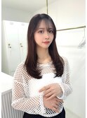ワンカールレイヤー★レイヤーカット★低めレイヤー