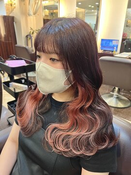 キャラ 池袋本店(CHARA) カジュアルピンク【イヤリングカラー/インナーカラー】