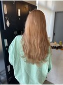 20代30代大人可愛いハイトーンミルクティーカラーブリーチ1回