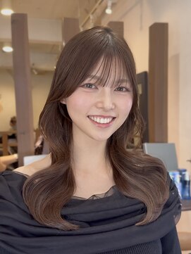 ビューネオ(VIEW NEO) くびれヘア/トレンドヘア/マロンベージュ/顔まわり/谷町四丁目