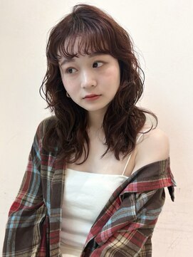 カナン 銀座(CANAAN) 秋冬暖色/パーマ風スタイリング