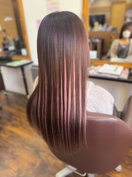 ヘアーメイク ダンス(hair make DANCE) ＊プルエクステ ピンクのハイライトも＊