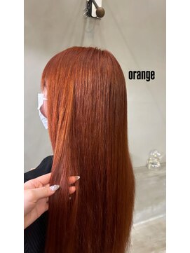 シアン(cyan) オレンジカラー