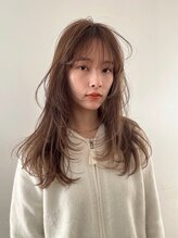 ブリーチはできないけど赤みは消したい方へブリーチを使わないダブルカラー　【ブリーチ/原宿/渋谷】