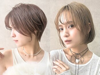 enx 鶴ヶ峰店　ショートボブ/オージュア/髪質改善カラー/前髪縮毛矯正/白髪染め