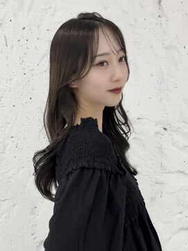 シーン(scene) グレージュ×透明感カラー×髪質改善×レイヤー【広島】