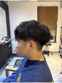 ツイストパーマ　ツイストスパイラル　波巻きパーマ　八王子