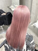 ラック(LUCK)&nbsp;ピンクベージュ/船橋/くすみベージュ/細めハイライト