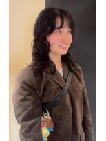 ヘアサロン ガリカ 表参道(hair salon Gallica)&nbsp;＜ゲスト＞顔まわりレイヤー×くせ毛っぽいラフパーマ