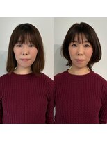 メロウ(me'lou)&nbsp;《me’lou》ボブ×レイヤー20代30代40代50代