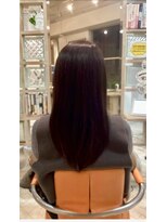 アシャ ヘアー ソリューション 神戸店(asha hair solution) イメチェン/ピンクベージュ/アンブレラカラー/前髪/摂津本山