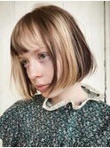 【azu】根元が伸びても気にならないデザインカラー
