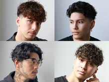 グルーマーズクレッジ 渋谷店(GROOMER/S CREDGE)の雰囲気（スペインカール・ラルフカールパーマのオーダー多数men's）