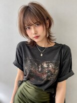 ダブルトーキョー シブヤ(W-TOKYO SHIBUYA)&nbsp;ハイライト×ひし形ウルフカット20代30代40代