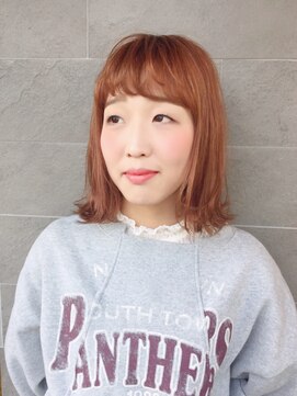 フォルメージ(formage) ふんわりピンクベージュボブ