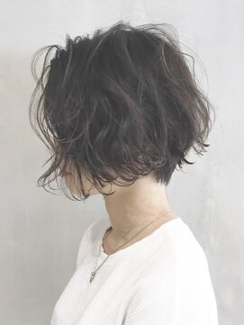 アイティー バイ アルバム 中野店(IT by ALBUM) ショートボブ_ワンサイドショートブランジュ_ba126521